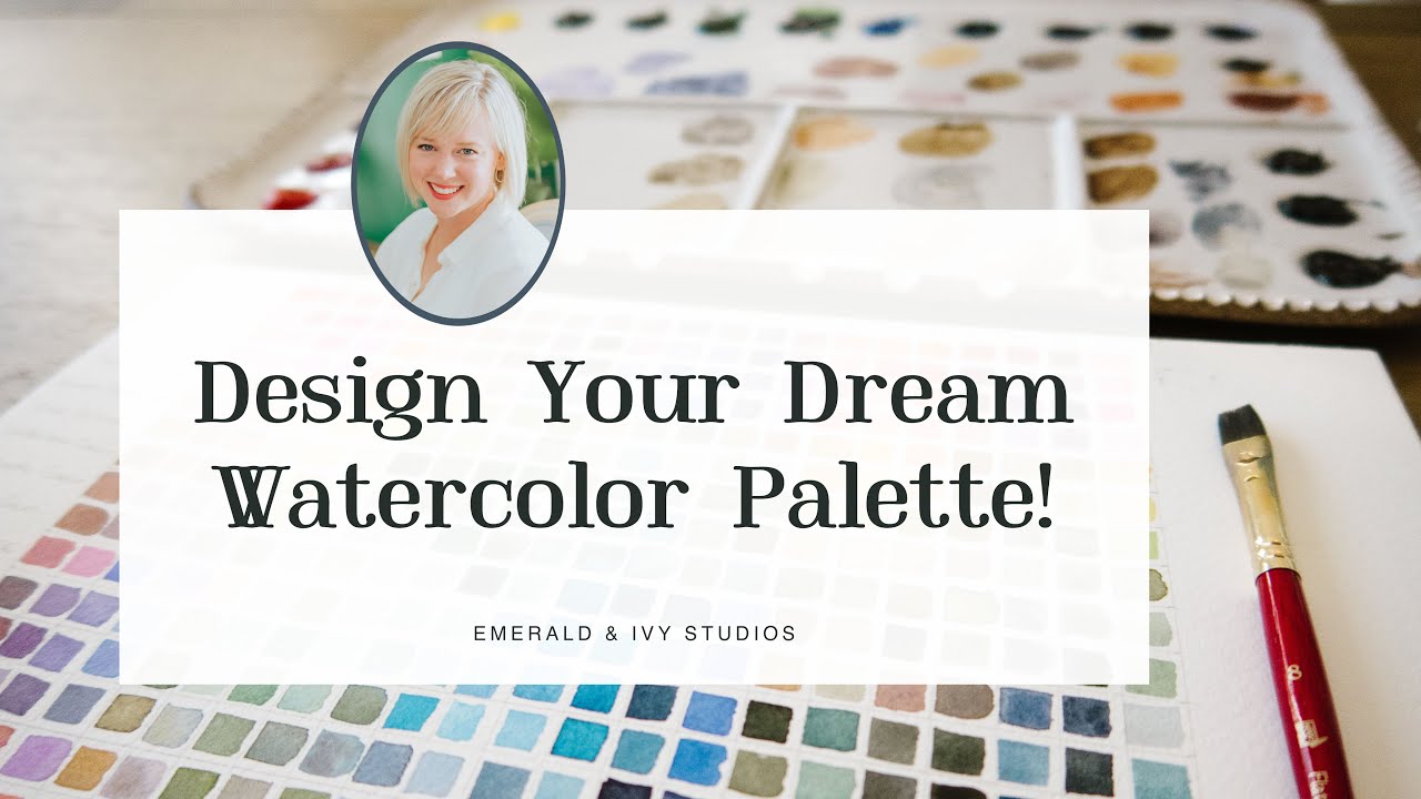 Design Your Dream Watercolor Palette and Color Chart Catalog!