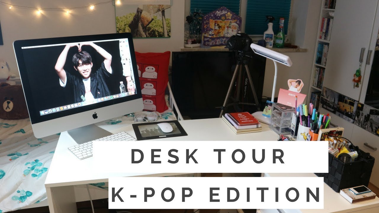 Desk Tour (K-Pop Edition) ♡ November 2017