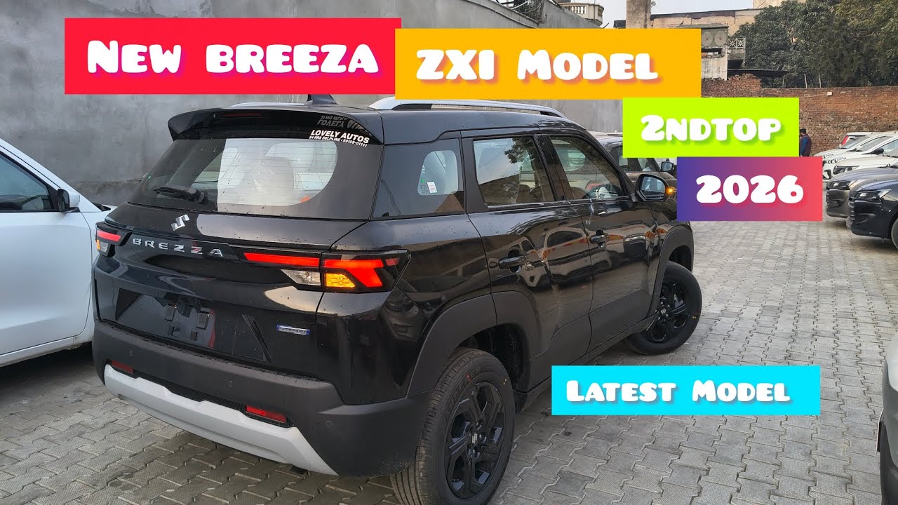 All New Maruti Suzuki Brezza ZXI Black 🔥 Top Model Review| on Road Price Discount offers Features 