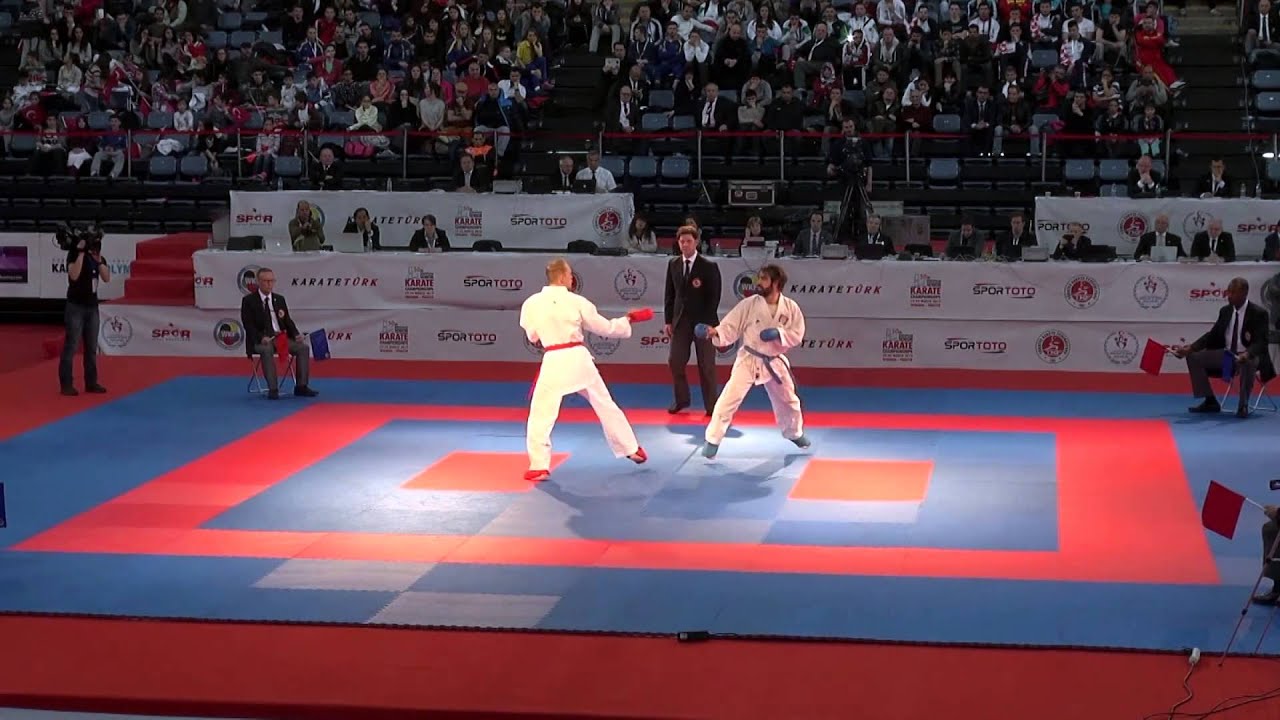 Rafael Aghaev - Noah Bitsch. Final, 50th European Karate Championsips. İstanbul, Turkey