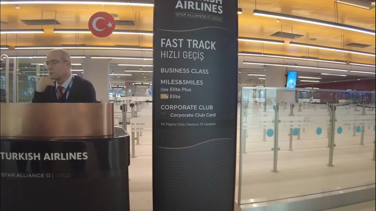Arrival to ISTANBUL Airport. Walk thru from aircraft to passport control (Fast Track), and to Shops.