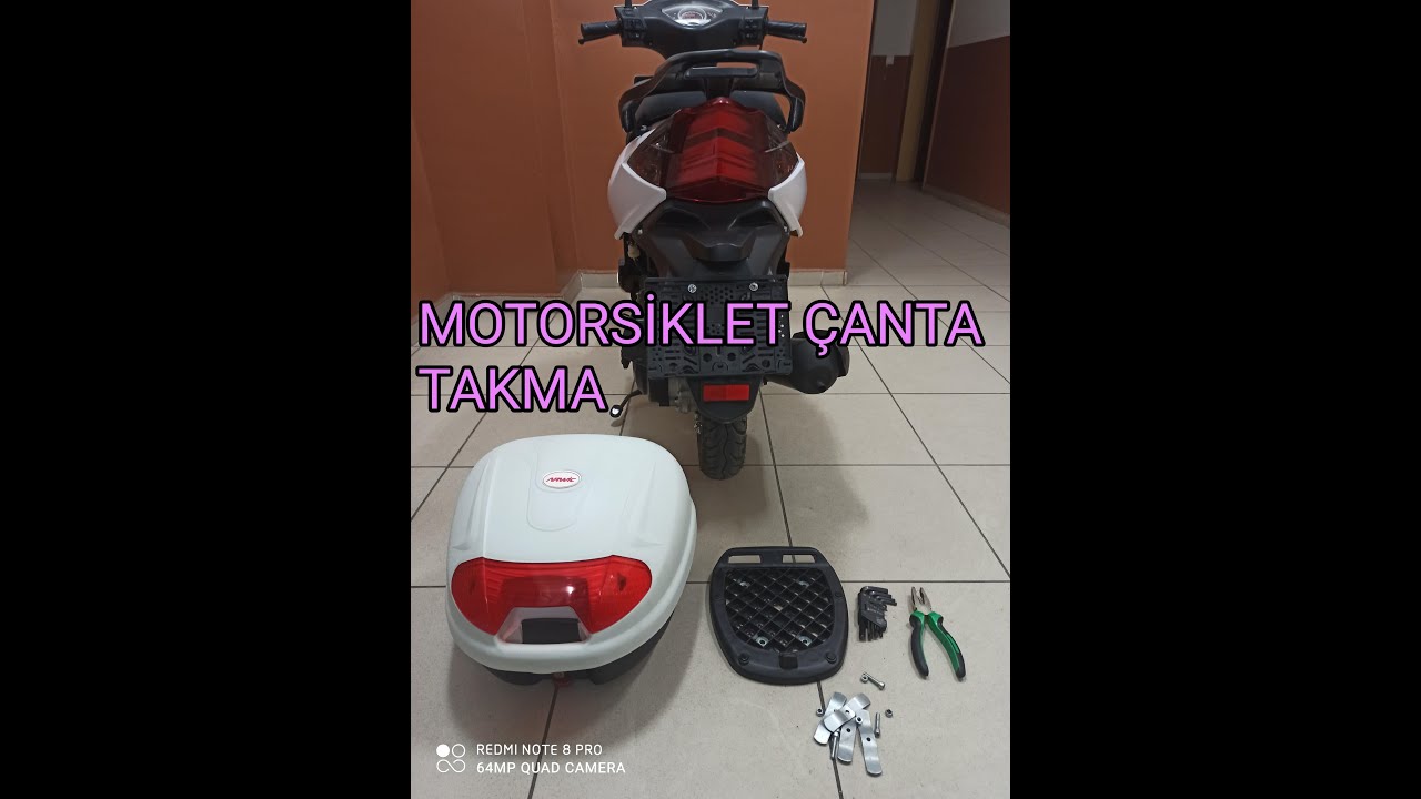 Motorsiklet çanta nasıl takılır How to attach a motorcycle bag