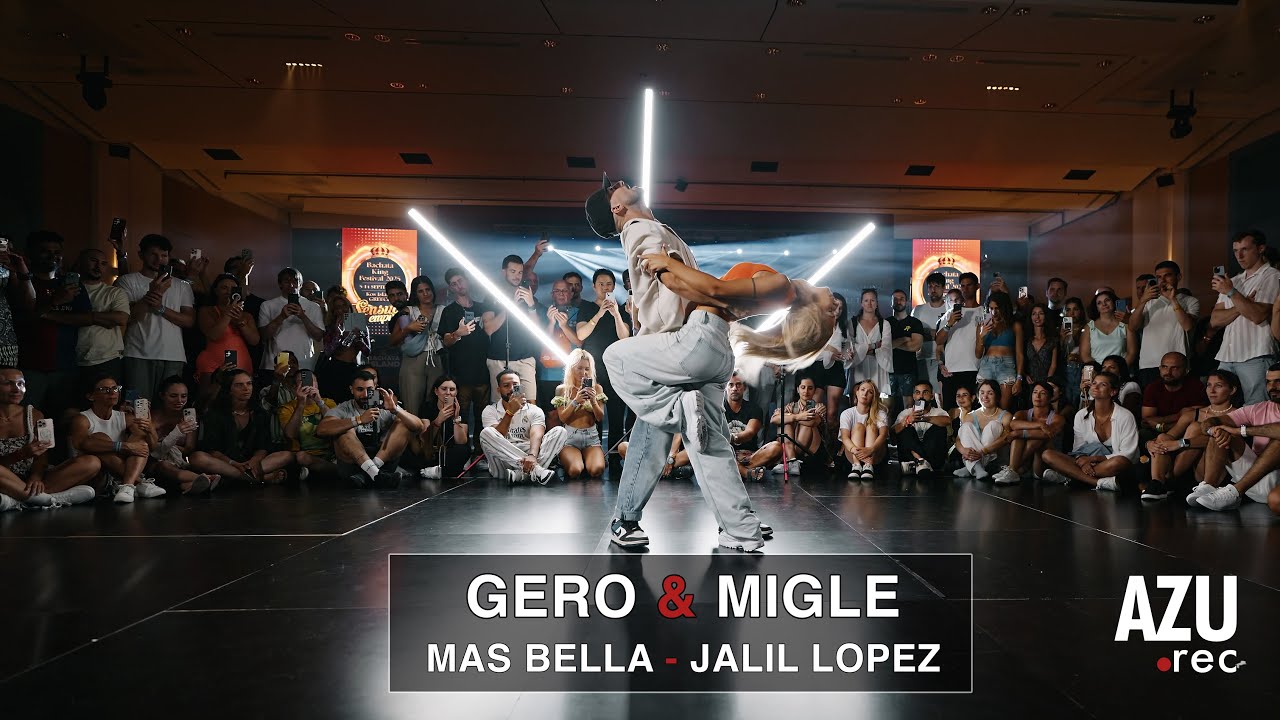 Gero & Migle 💃 Bachata Demo dance 🎵 Mas Bella - Jalil Lopez 📍 KoS festival 2025