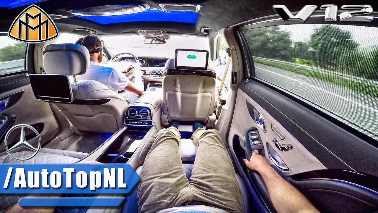 MERCEDES S CLASS MAYBACH S600 V12 PASSENGER POV ALL FEATURES GADGETS & TOP SPEED by AutoTopNL