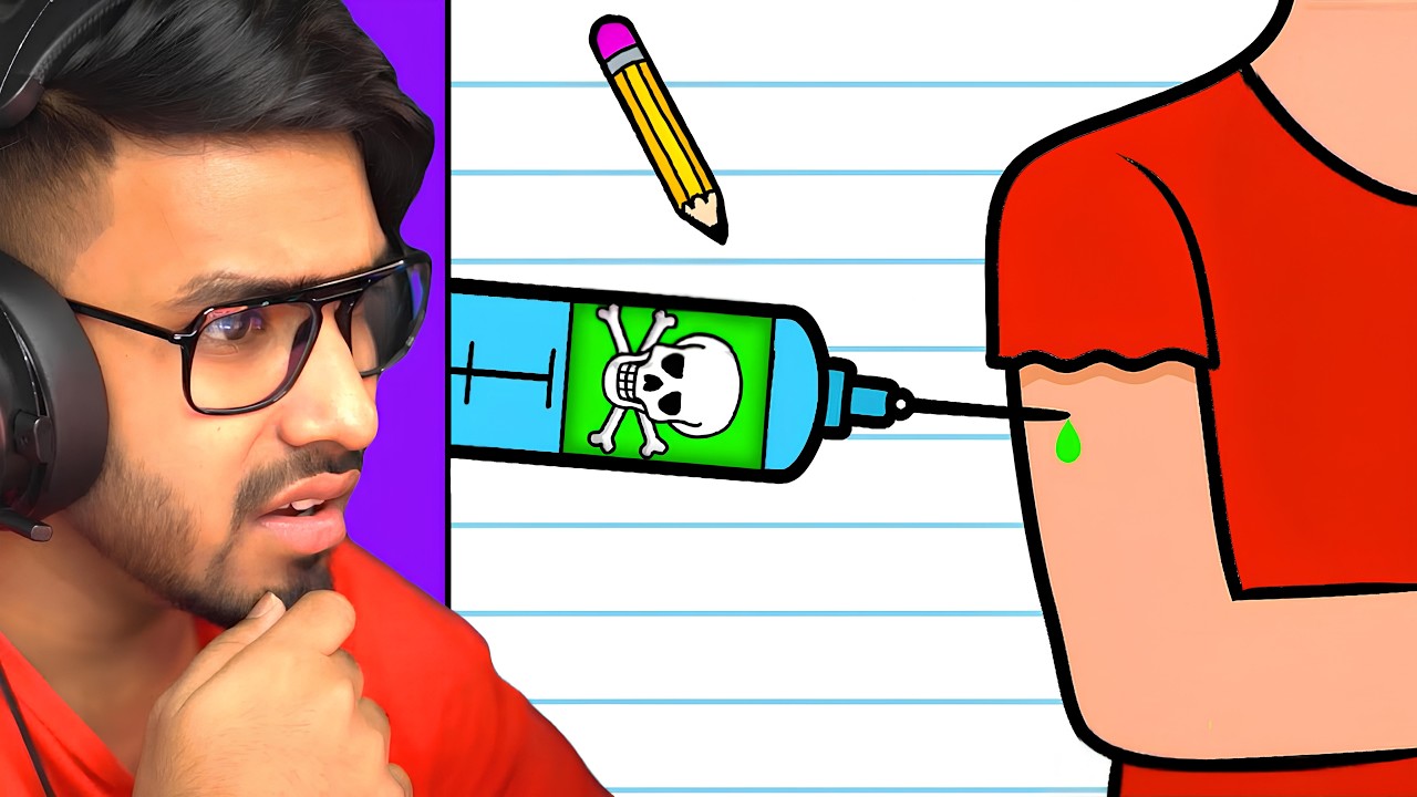 DRAWING THINGS TO DESTROY PEOPLE LIVES | TECHNO GAMERZ