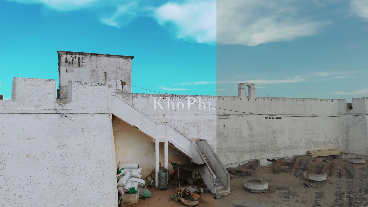 Built in 1753 - Detailed Drone Tour of Fort William, Anomabo, Ghana