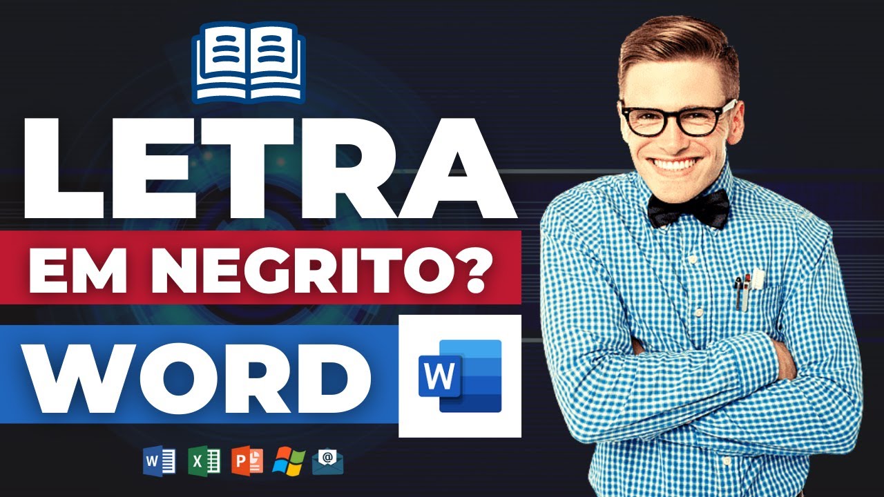 Como deixar a letra em negrito no Word? (Informática Básica)