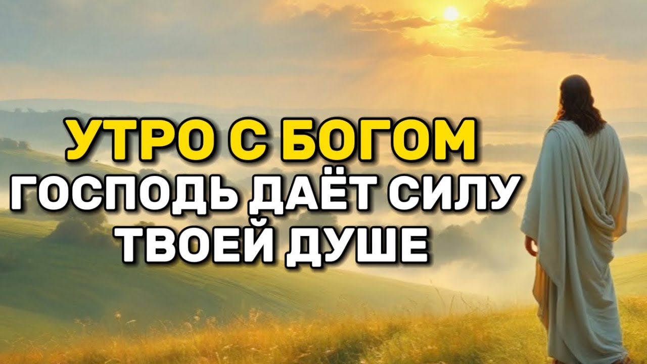 Утро с Богом: Господь укрепляет твой Дух | Утренняя Молитва