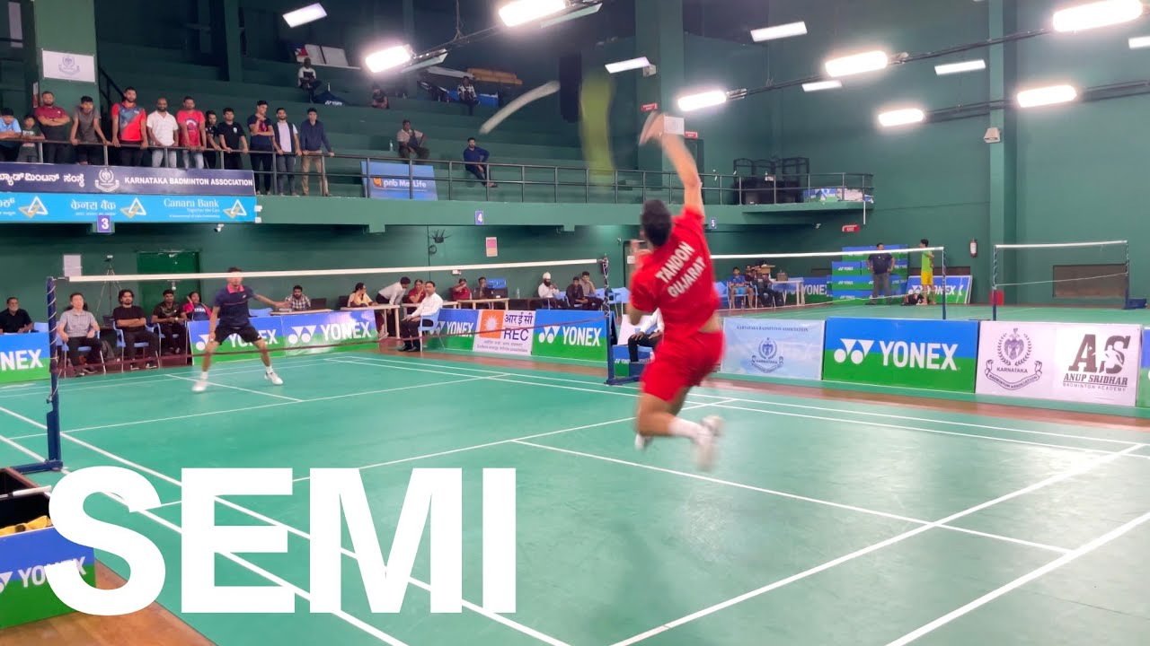 SEMI MS | ALL INDIA SENIOR NATIONAL RANKING #BADMINTON #TOURNAMENT | ARYAMANN V/S GAGAN