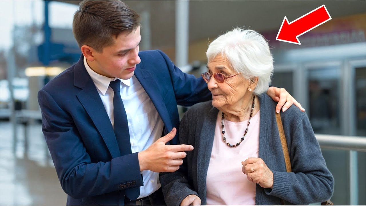 Un homme rate son vol pour aider une vieille dame, sans savoir qu’elle possédait la compagnie