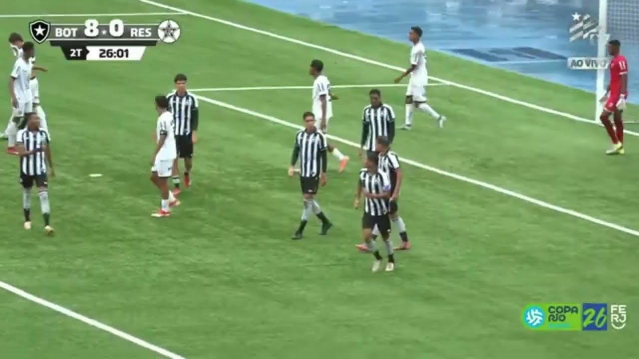 OS CAMPEÕES SUB 20 GOLEIAM POR 9 a 0 O RESENDE