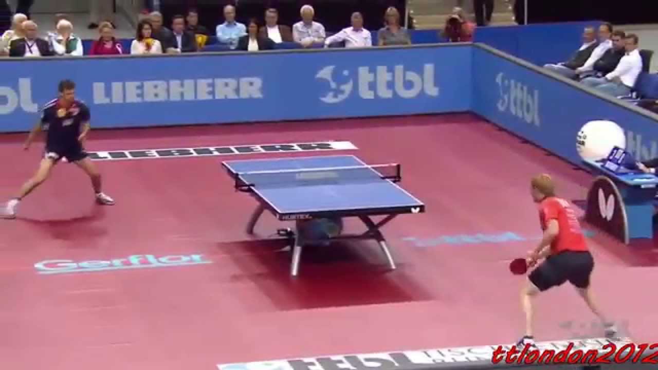 Timo Boll vs Christian Suss (German League 2015) Final [C.Suss last match of his career]