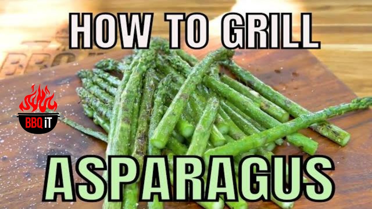 HOW TO GRILL ASPARAGUS - PERFECTION - ON A WEBER CHARCOAL KETTLE 22