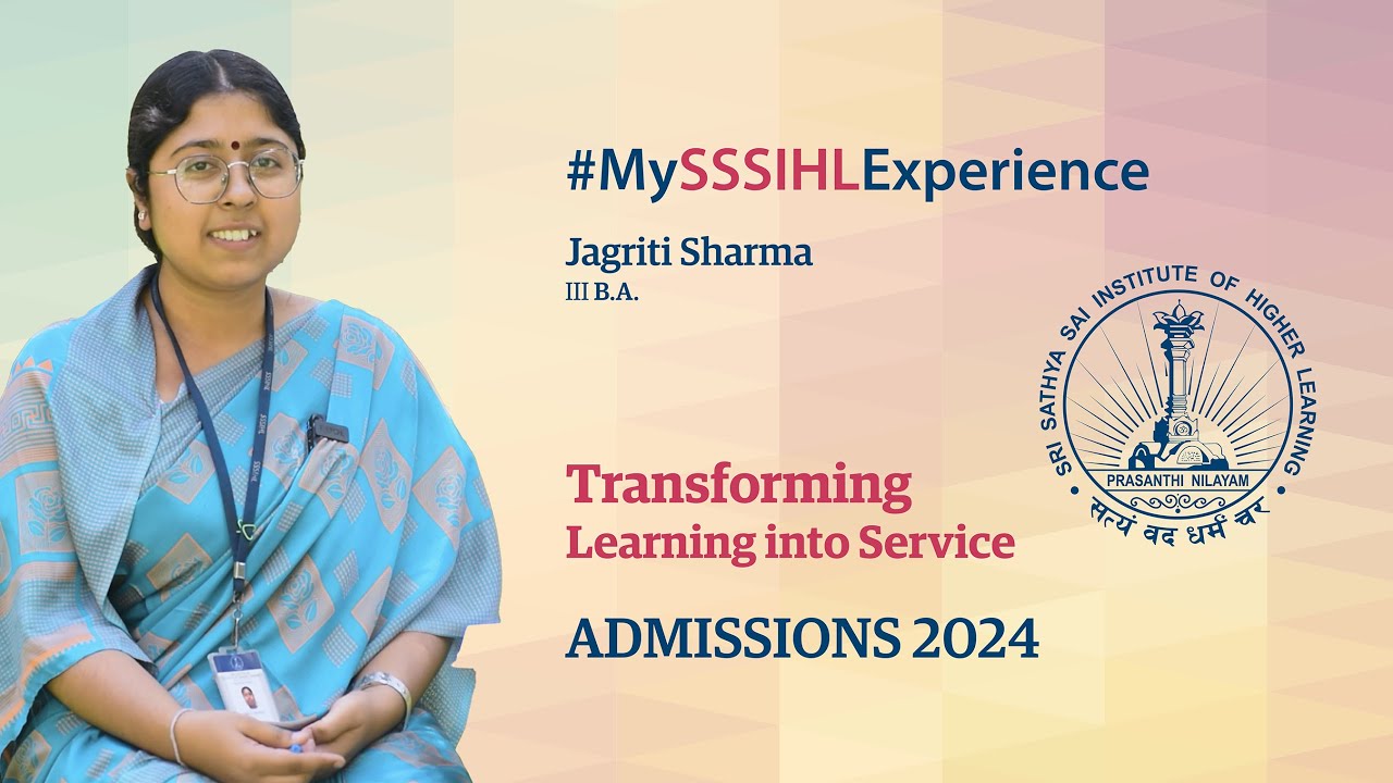 #MySSSIHLExperience - Transforming Learning into Service