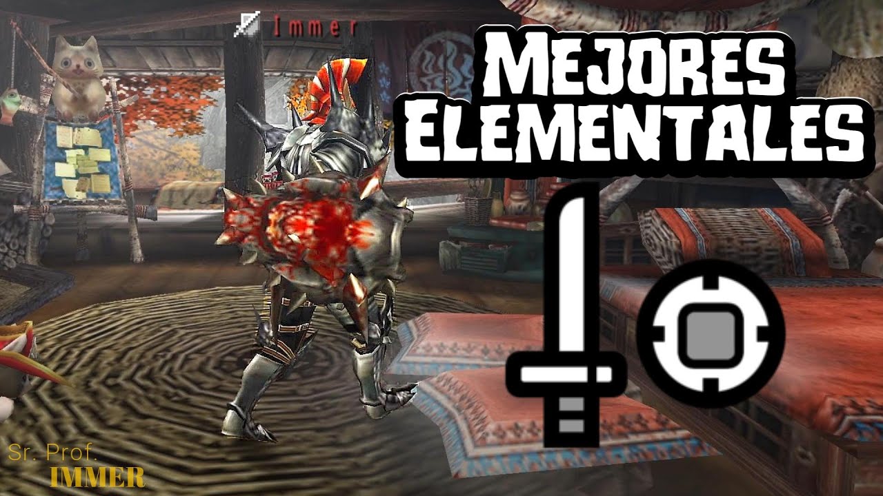 Mejores ESPADA Y ESCUDO Elementales - Monster Hunter Portable 3rd/MHp3rd
