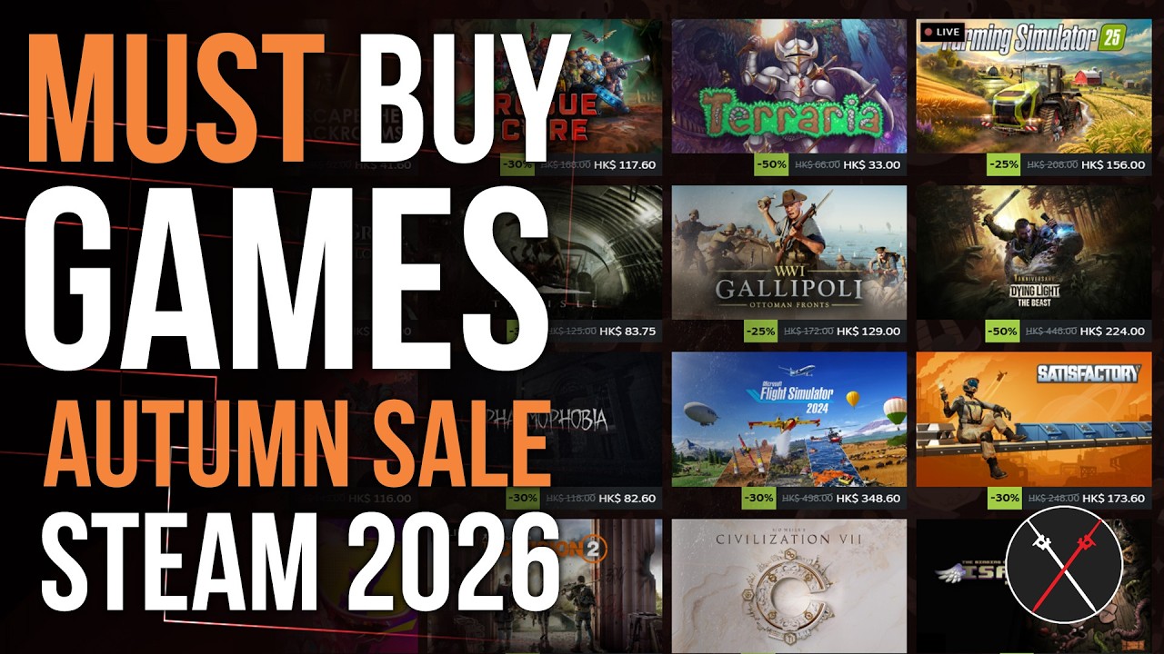 Осенняя распродажа в Steam 2026 &mdash; какие ИГРЫ и RPG СТОИТ купить СЕЙЧАС!!