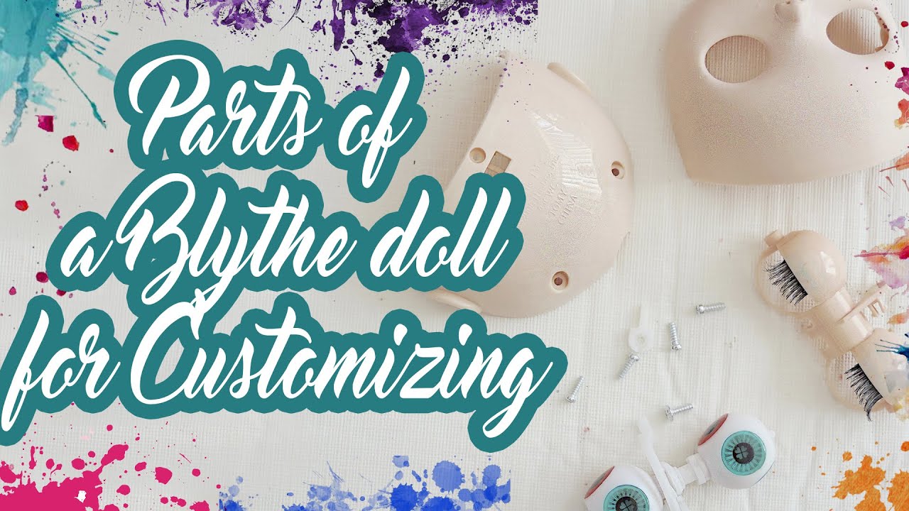 Parts of a Blythe Doll for Customizing