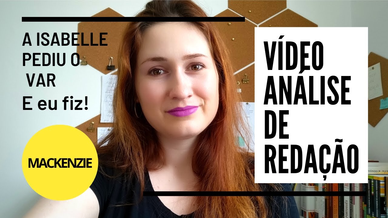 Vídeo Análise de Redação -  MACKENZIE - Isabelle