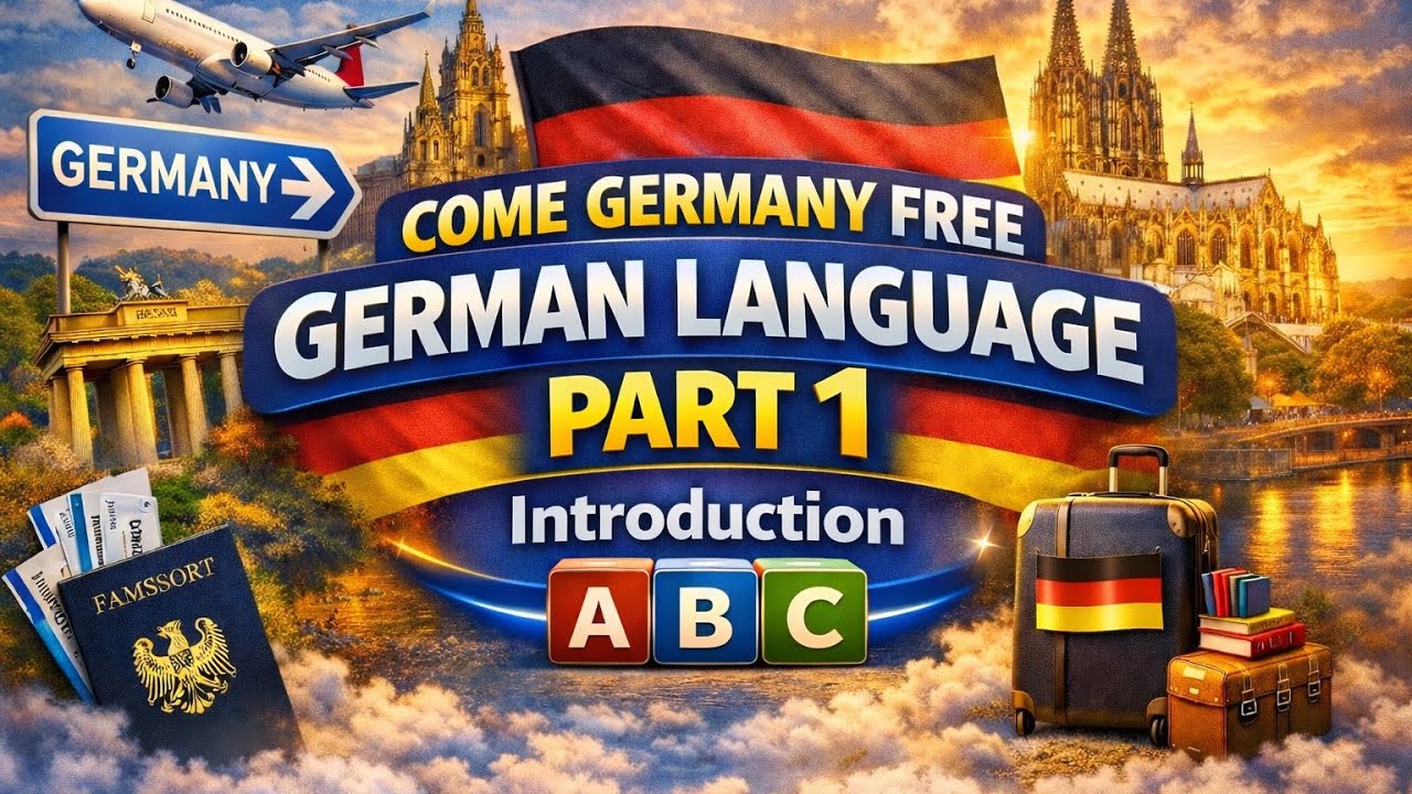 German Language Part 1 | Introduction & ABC | Come Germany Free &ndash; Learn German Free