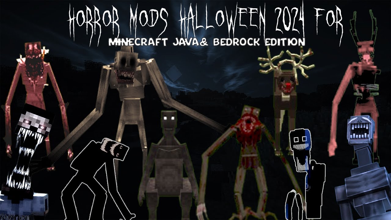 BEST HORROR MODS for Minecraft Bedrock & Java Edition [Part2]