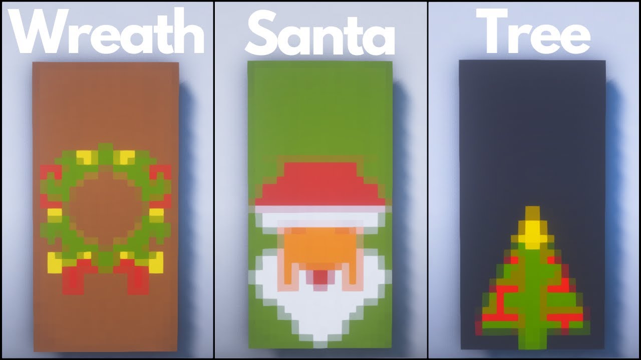 Minecraft: 10 Christmas Banner Designs