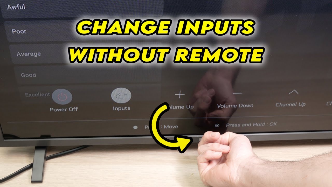 LG Smart TV: как переключать входы без пульта дистанционного управления