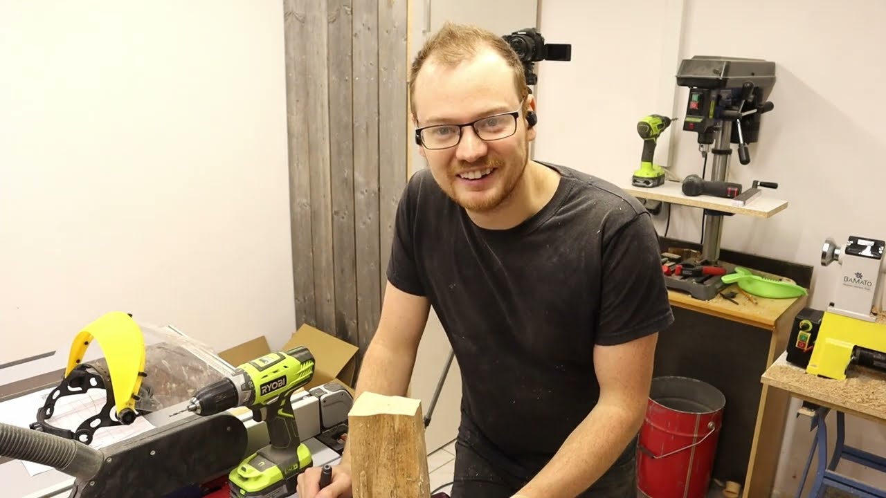 Einen Knüpfel aus Brennholz Drechseln