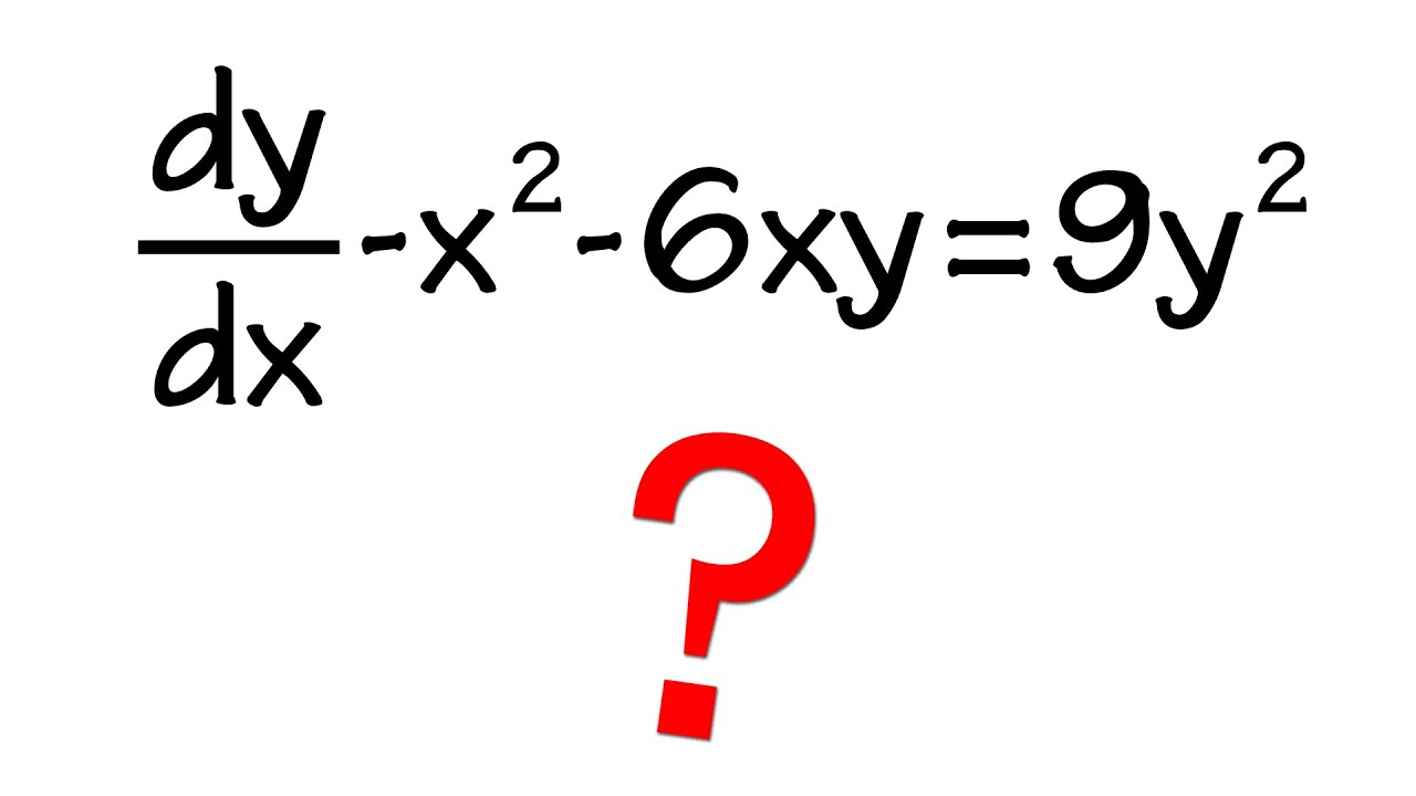 Differential equation in the form of G(ax+by), intro and example