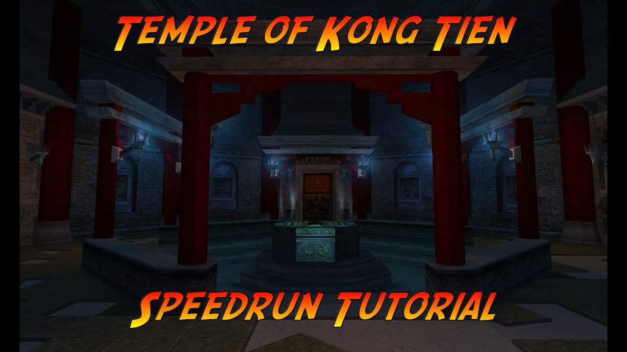 Temple of Kong Tien speedrun tutorial Indiana Jones and the Emperor's Tomb