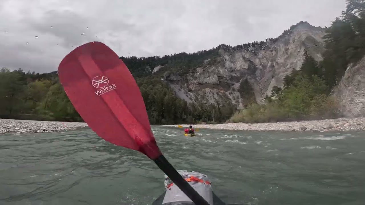 Vorderrhein Packrafting Ilanz - Reichenau 20.4.2024