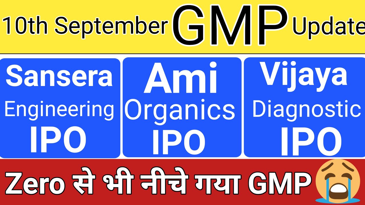 AMI ORGANICS IPO GMP REVIEW &bull; AMI ORGANICS IPO GMP &bull; VIJAYA DIAGNOSTIC IPO GMP REVIEW &bull; UPCOMING IPO