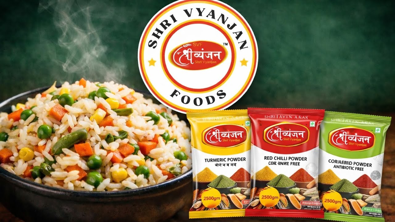 Veg Rice Recipe with Shri Vyanjan Masale 