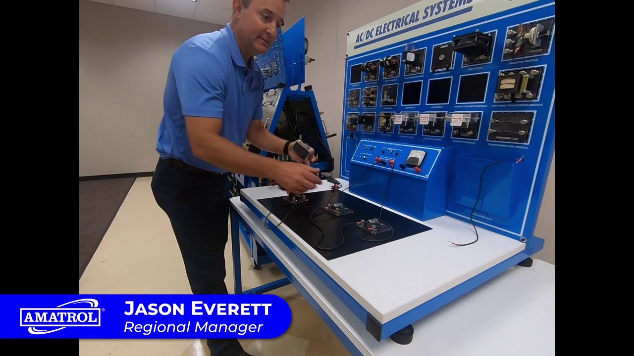 Hands-On Basic Electrical Training from Amatrol (T7017A & 990-ACDC1)