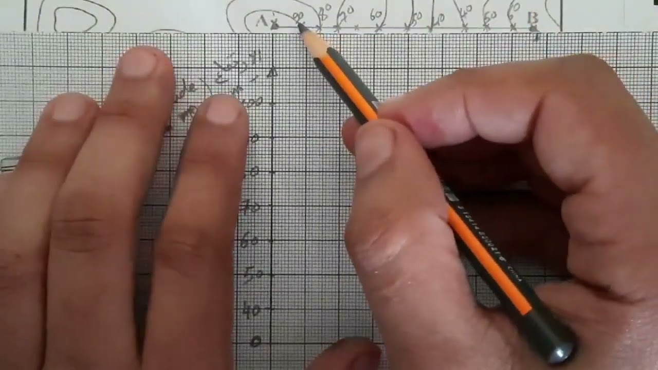 comment réaliser un profil topographique? 1 ac كيفية انجاز جانبية طبوغرافية؟