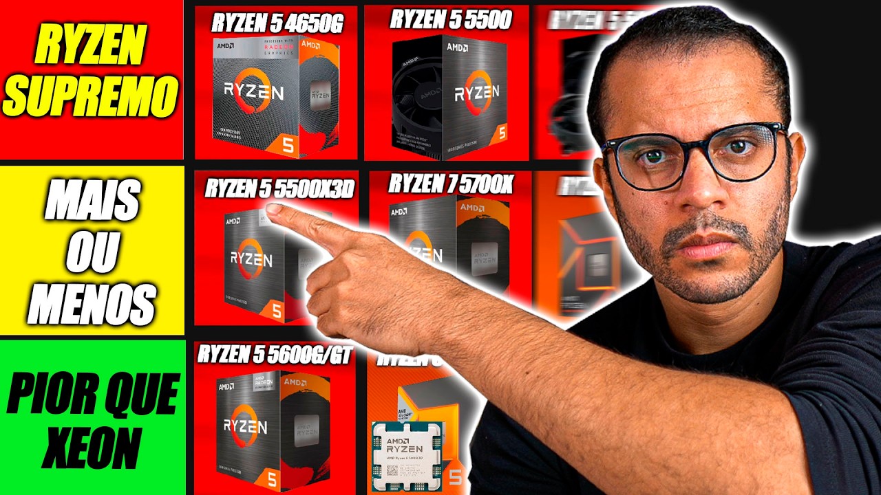 MELHORES E PIORES RYZEN PRA SE COMPRAR NO MOMENTO, LISTA ATUALIZADA VISANDO A BLACK FRIDAY