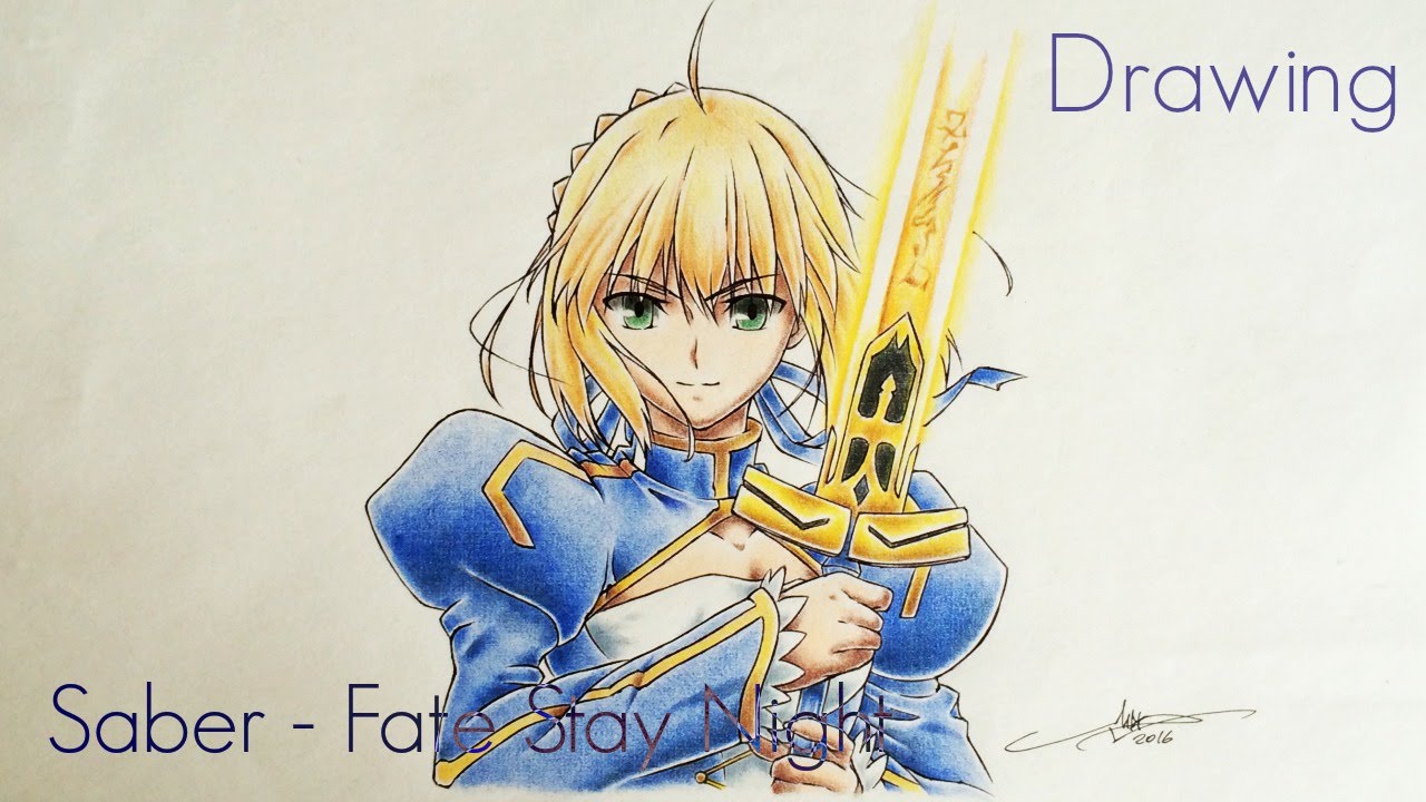 Drawing Saber - Fate Stay Night