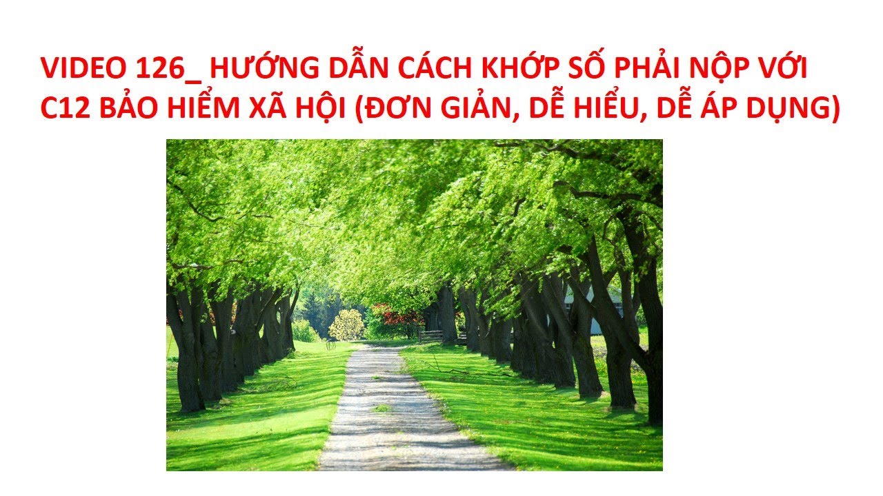 VIDEO 126_ HƯỚNG DẪN CÁCH KHỚP SỐ PHẢI NỘP VỚI C12 BẢO HIỂM XÃ HỘI (ĐƠN GIẢN, DỄ HIỂU, DỄ ÁP DỤNG)