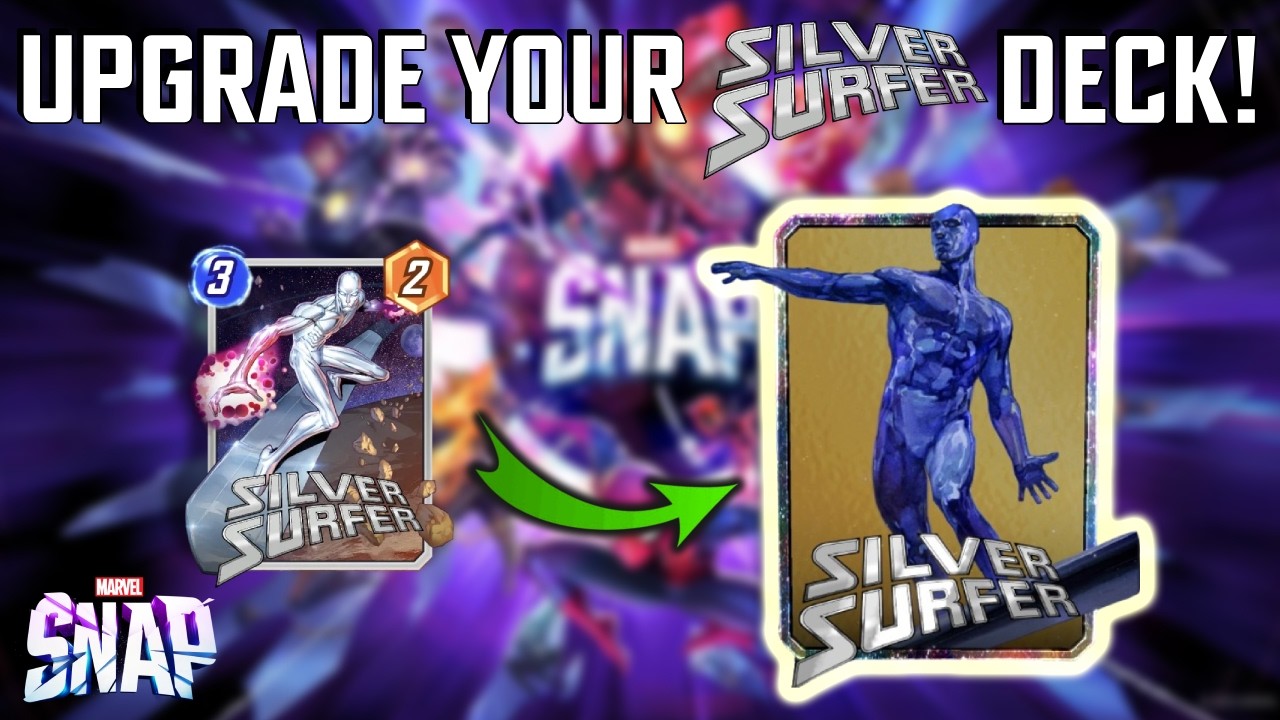 Turn your FREE SURFER Deck into a WINNING Deck! | 3 Upgrade Paths! | MARVEL SNAP | NEW PLAYERS!