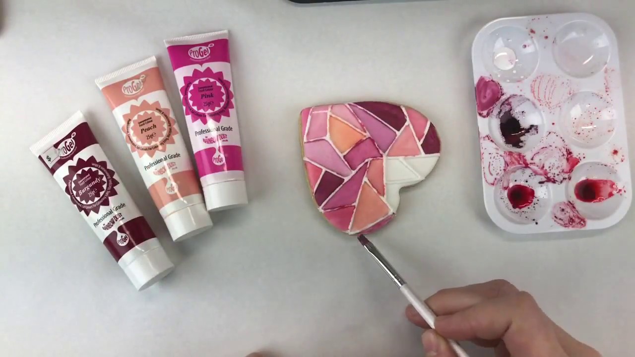 Stained Glass Valentine Cookie