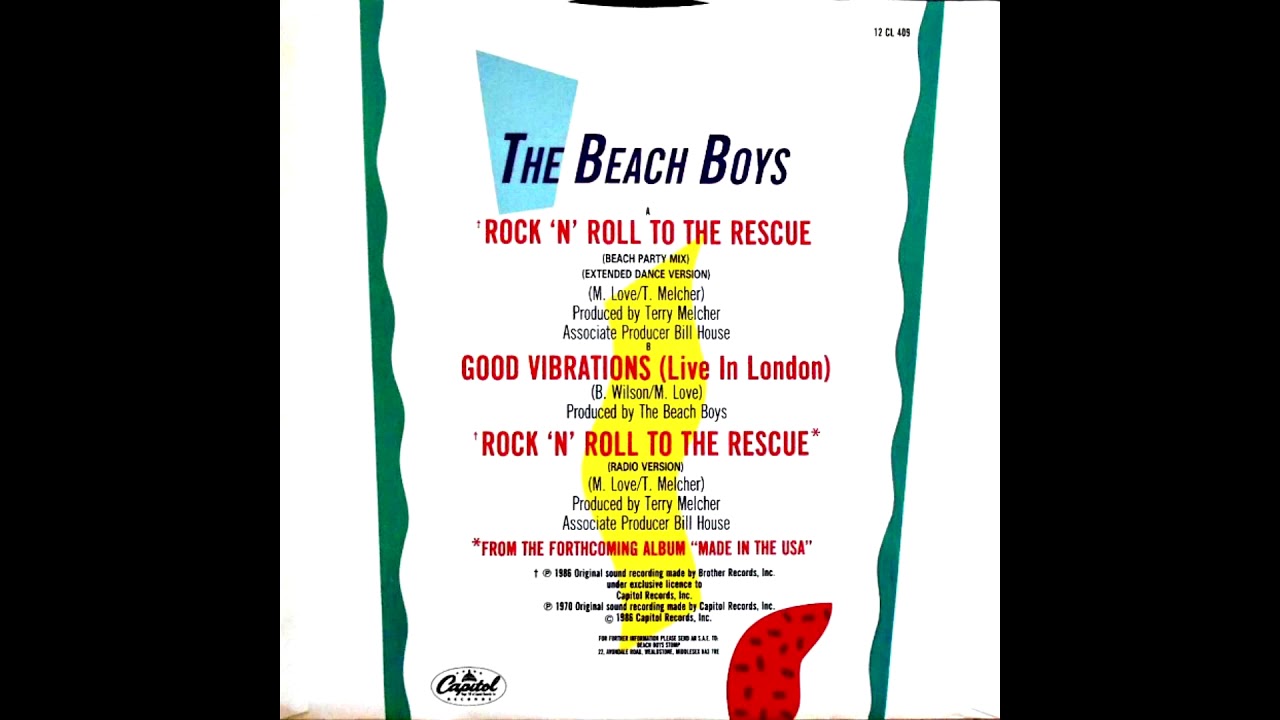 The Beach Boys - Rock 'N' Roll To The Rescue (Beach Party Mix) (Extended Dance Version)