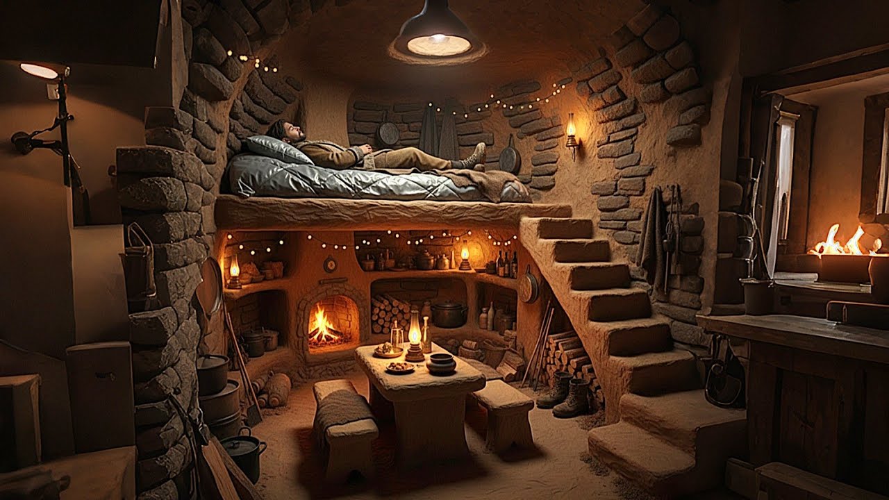 100 days of survival in the mountains and underground.