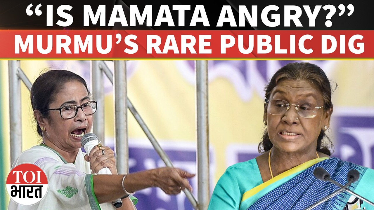 “Is She Upset With Me?” President Murmu’s Sharp Jibe At Mamata Over Bengal Administration