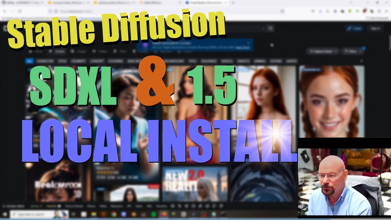 The BEST Stable Diffusion 2024 | Local Install Run on Your Computer | BOTH 1.5 AND SDXL!!   EASY!!
