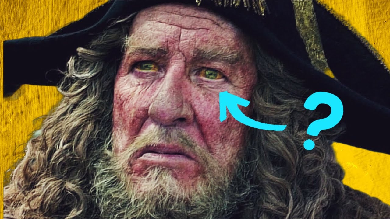 The SECRET MEDICAL CONDITION Captain Barbossa from Pirates of the Caribbean Suffered from