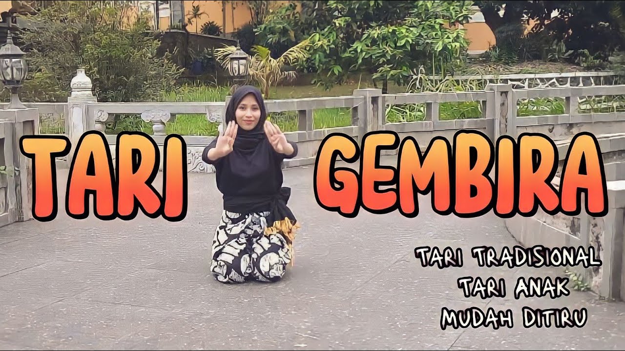 Tari Gembira | Tari Tradisional Mudah | Tari Jawa Mudah | Tari Anak Dihafal