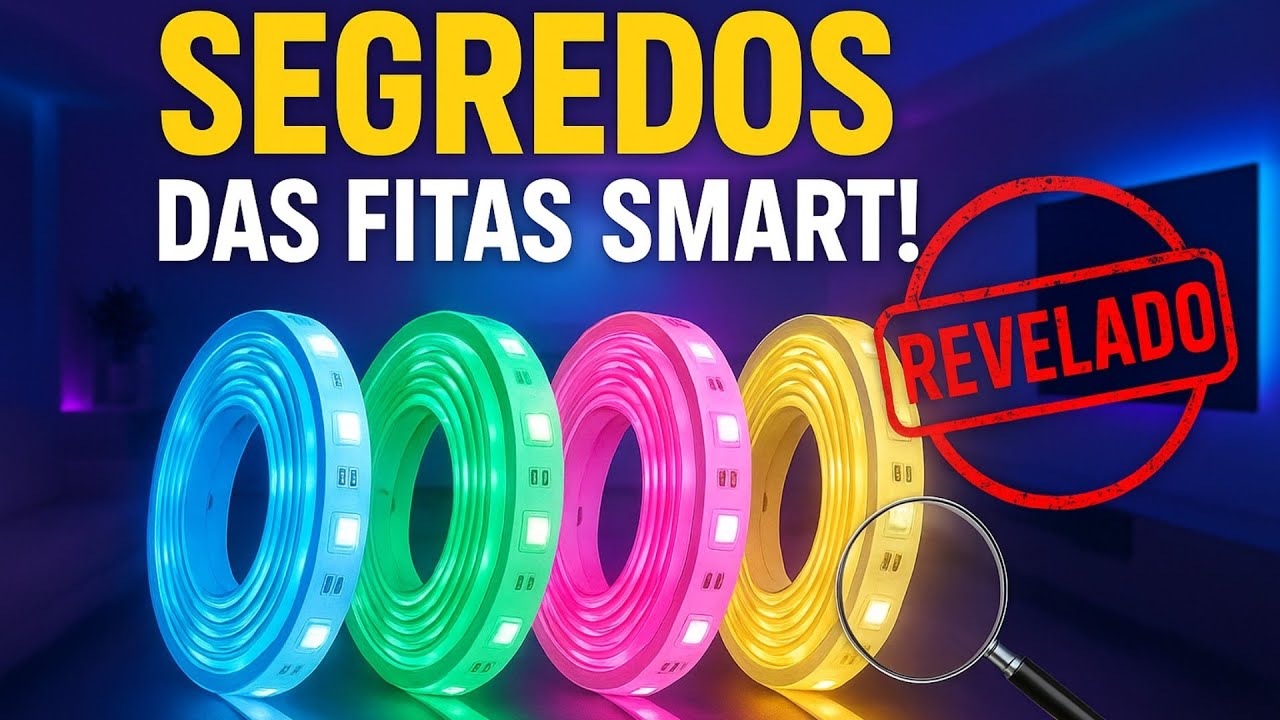 O Segredo das FITAS DE LED SMART que Ninguém Conta | 4 Modelos Testados