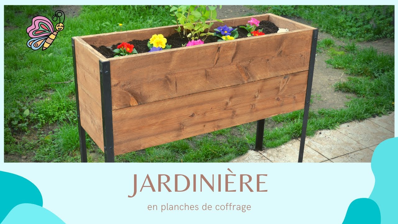 FABRIQUER UNE JARDINIERE EN BOIS [TUTO]