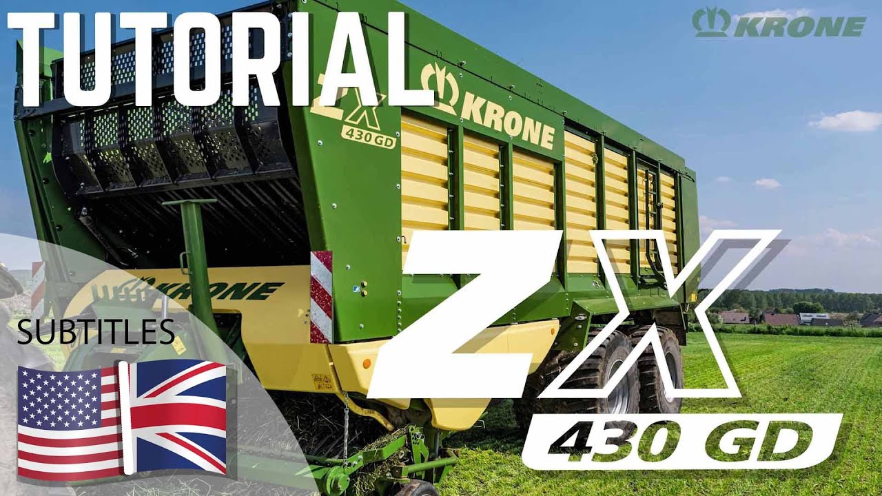 How to adjust a KRONE forage wagon/ Tutorial / KRONE ZX