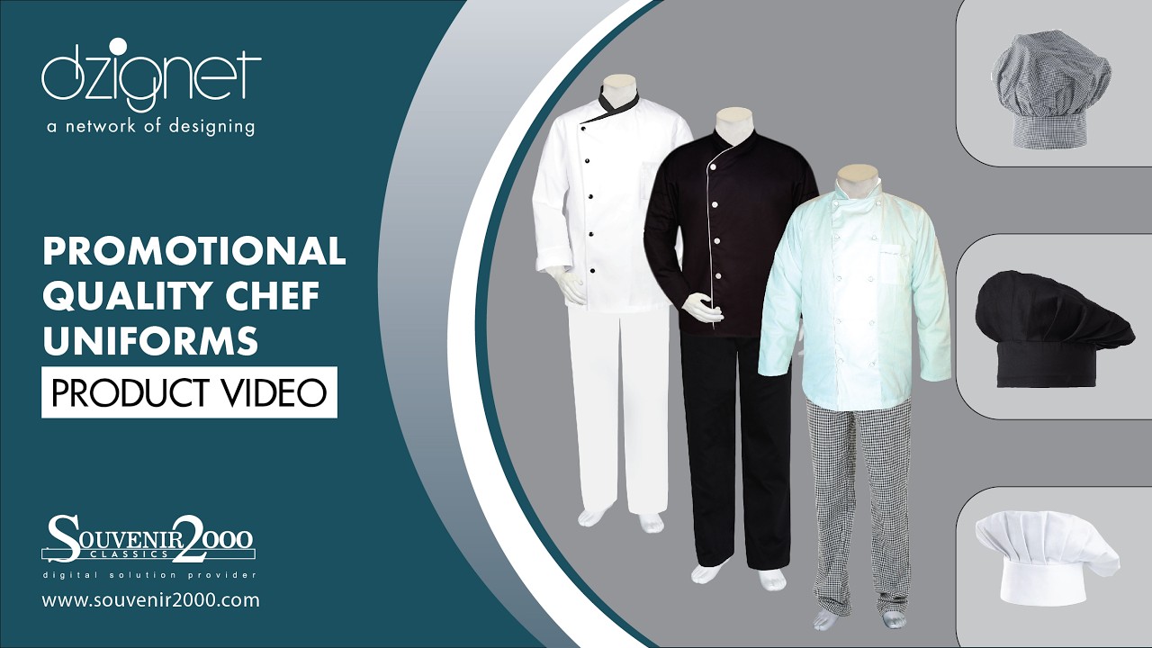 Customized Personalized Chef Uniforms & Chef Apparel