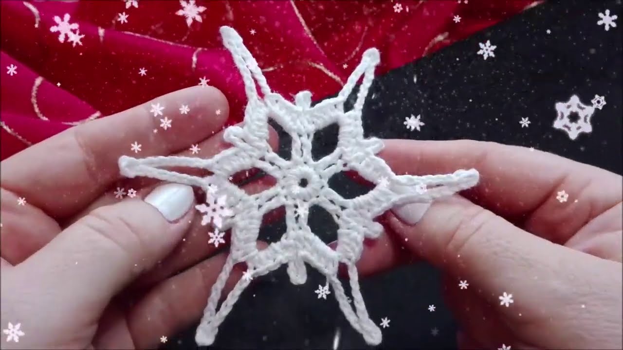 Easy to Crochet Snowflake Ornaments to decorate